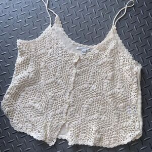 American eagle  crochet knitted tank